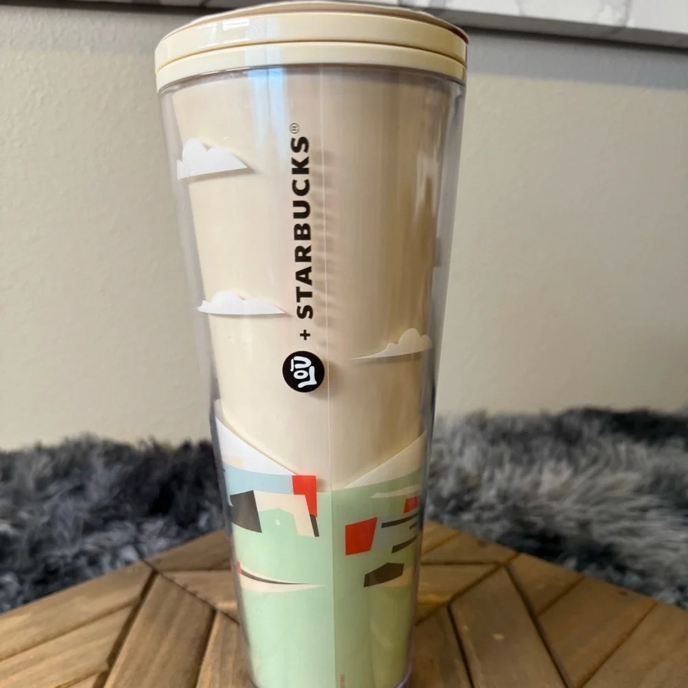 NEW Starbucks collab artist Damon Brown Black History Month LOU‎ 24oz Tumbler
